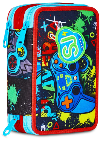 SJ GANG ASTUCCIO 3 ZIP - GAME LED BOY